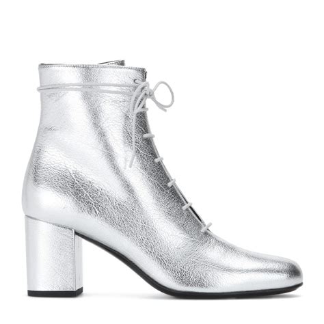 saint laurent silver boots|saint laurent boots for women.